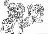 Equestria Shimmer Coloriage Twilight Fluttershy Drucken Coloring4free Seriously Coloriages Imprimer sketch template