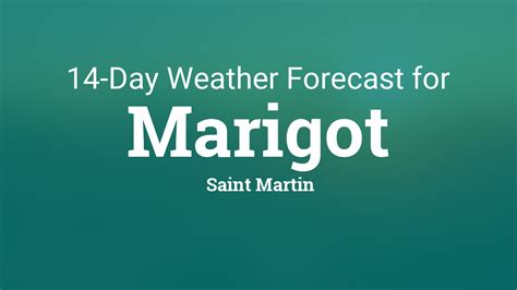 marigot saint martin  day weather forecast