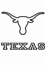 Texas Longhorns Coloring Pages Football Team Printable Sheets Sport Sports Longhorn Book Color Clipart Print Supercoloring Drawing Tinkerbell Super Nfl sketch template