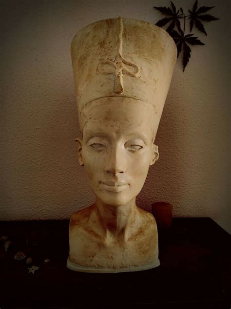 Queen Nefertiti Bust Egyptian Real Size From 3d Scan