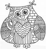 Coloring Owl Pages Country Rocks sketch template