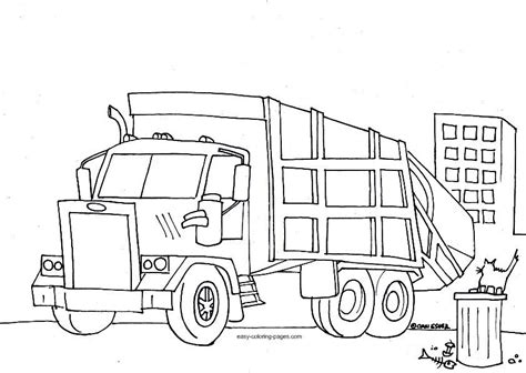 trash truck truck coloring page truck coloring pages transportation