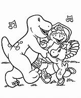 Barney Coloring Pages Colouring Print Printable Cartoon Dinosaur Rhymes Nursery Library Kids sketch template
