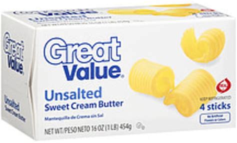great  unsalted sweet cream butter  nutrition information innit