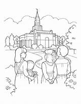 Lds Kirche Childrens Templo Temples Coloringhome Templos Gazing Popular Educativeprintable Iglesia sketch template
