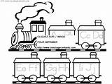 Train Coloring Alphabet Little Pages Book Printable sketch template