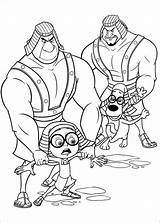 Coloring Pages Peabody Sherman Mr sketch template