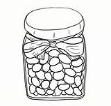 Coloring Clipart Jelly Jar Bean Beans Clip Pages Jellybean Cartoon Printable Cliparts Colouring Kids Color Corn Kid Clipartbest Book Sheets sketch template