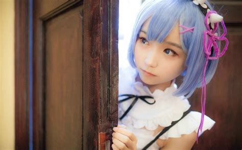 Cute Girl Cosplay Rem Asiansister