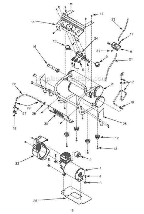 ridgid  parts list  diagram ereplacementpartscom