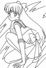 Sailor Venus Coloring Choose Board Moon sketch template