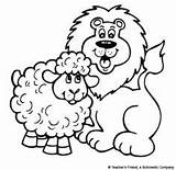 Lion Lamb Coloring March Pages Color Clipart Preschool Printable Children Kids Crafts Printables Craft Toddlers Scholastic Paper Clip Aged Dla sketch template