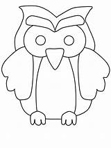 Owl Coloring Pages Printable Cute Clipart Outline Owls Kids Library Cliparts Template Cartoon Imprimer Hibou Clip Popular Animal Gif Gabarit sketch template