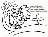 Coloring Owl Pages Baby Cute Printable Popular sketch template