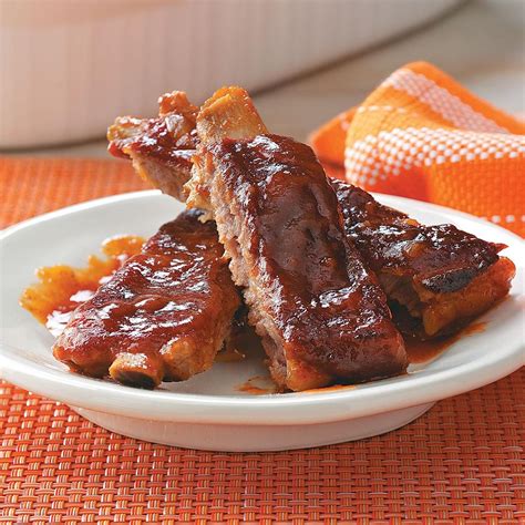 barbecued sticky ribs recipe     taste  home