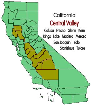 california regions valley