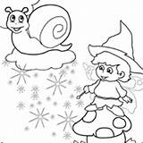 Fairy Snail Coloring Surfnetkids Pages sketch template