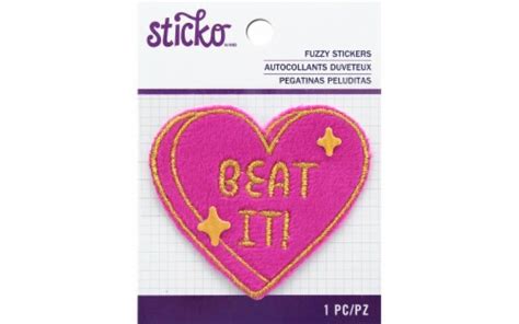 Ek Sticko Sticker Fuzzy Beat It 1 Fred Meyer