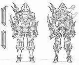 Demon Hunter Diablo Male Coloring Pages Printable Yumiko Fujiwara sketch template