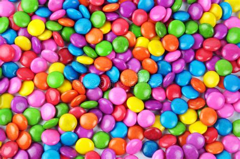 colorful candy stock image image of brown coated circles 25453515