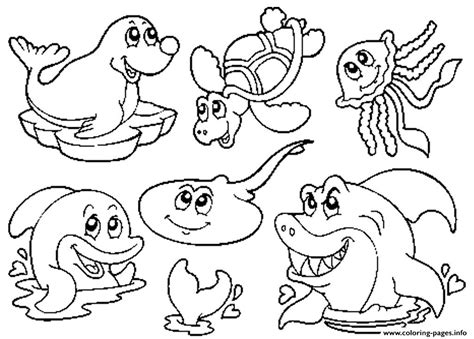 coloring pages  sea animals  printablee coloring page printable