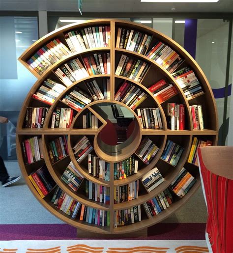 spiral bookcase home library design creative bookshelves beautiful