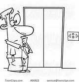 Elevator Cartoon Sideways Moves Businessman Leishman Ron Protected Law Copyright May sketch template