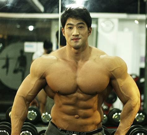 korean bodybuilder hwang chul soon strips off clothes and guest poses at wedding ceremony