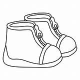 Coloring Pages Shoes High Printable Quality sketch template