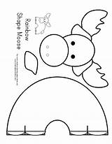 Animal Muffin Antlers Morris Trait sketch template
