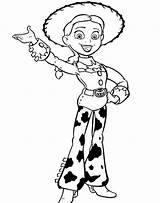 Toy Story Coloring Jessie Pages Toys Para Waving Anycoloring Woody Seleccionar Tablero Colorear sketch template
