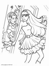 Popstar Coloring Barbie Pages Printable Colouring Getcolorings Girls Princess Awesome Print sketch template