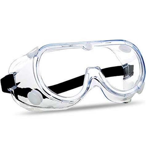 supermore anti fog protective safety goggles clear lens wide vision