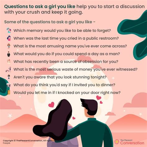 500 questions to ask a girl you like the only list you need