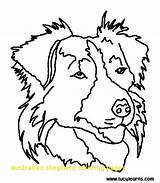 Coloring Pages Dog Australian Shepherd Printable Collie Border Color Dogs Puppy Bulldog Cute Print Kids English Getcolorings Bing Face Books sketch template