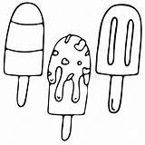 Popsicle Doodle Refreshing Sprinkles Syrup Popsicles sketch template
