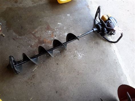 magnum iii cc tecumseh engine  ice auger worked  winter