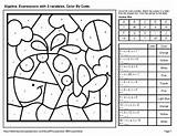 Coloring Ocean Code Pages Color Roman Algebra Variables Expressions Numerals Slope Given Points Find Two Whooperswan Subject Teacherspayteachers sketch template
