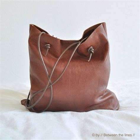simple leather bag  sewing pattern love  sew