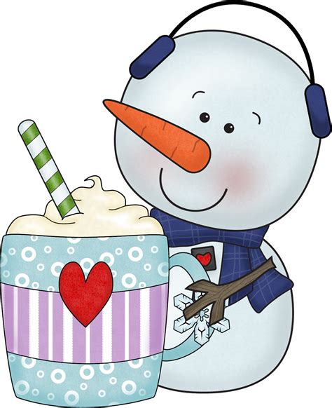 cute snowman clipart  getdrawings