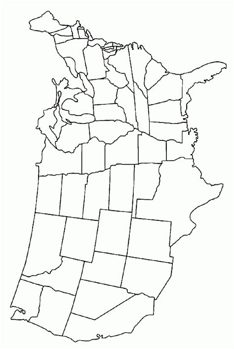 states coloring page