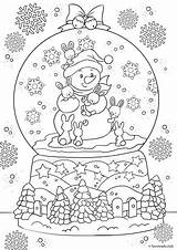 Joy Globes Ausmalen Snowman Kostenlose Erwachsene Schneekugel Favoreads Basteln Malbuch Workshop Santa Stocking Colorat Ausmalbild Snowmen Weihnachtsmann Wenn Buch Sapin sketch template