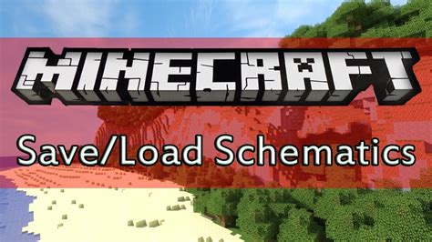 minecraft worldedit tutorial save  load schematics youtube
