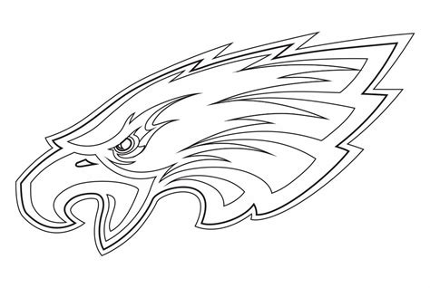 printable philadelphia eagles coloring pages printable word searches
