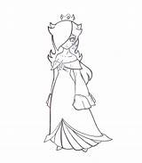 Rosalina Coloring Pages Princess Drawing Coloriage Lines Mario Line Super Princesse Floating Colouring Chibi Kids Deviantart Nintendo Drawings Et Getdrawings sketch template