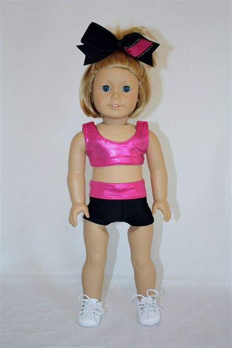 cheerleader outfit for american girl 18 doll sports bra spandex