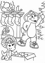 Coloring Pages Barney Fun Friends Pm Posted sketch template