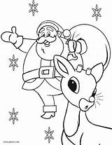 Rudolph Coloring Santa Pages Printable Kids Sleigh Christmas Color Reindeer Red Cool2bkids Getcolorings Sheets Cartoon Nosed Getdrawings sketch template