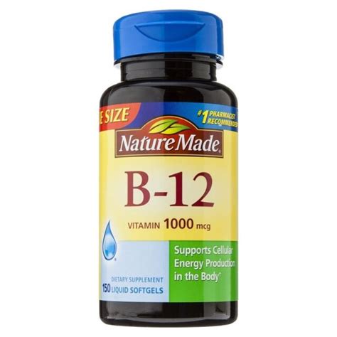 Nature Made 2916 1000 Mcg Vitamin B12 150 Softgels For Sale Online