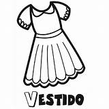 Prendas Vestir Ropa Vestidos Vestimenta Prenda Vestimentas Guiainfantil sketch template